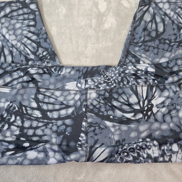 Just My Size Women Pants 4X Plus Leggings Active Capri Blue Watercolor WAT74E - Picture 6 of 9